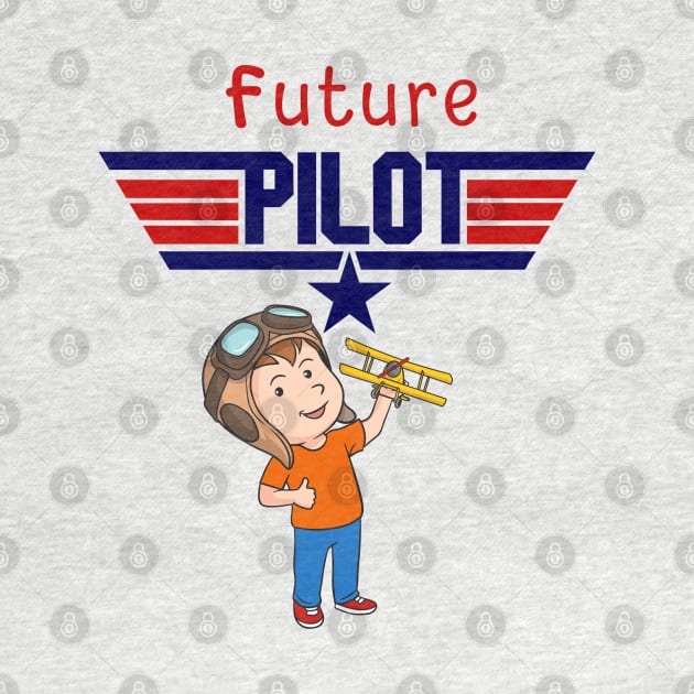 FUTURE PILOT Kids Shirt, First-time Flyer gift, First Toddler Flight by ScottyClub